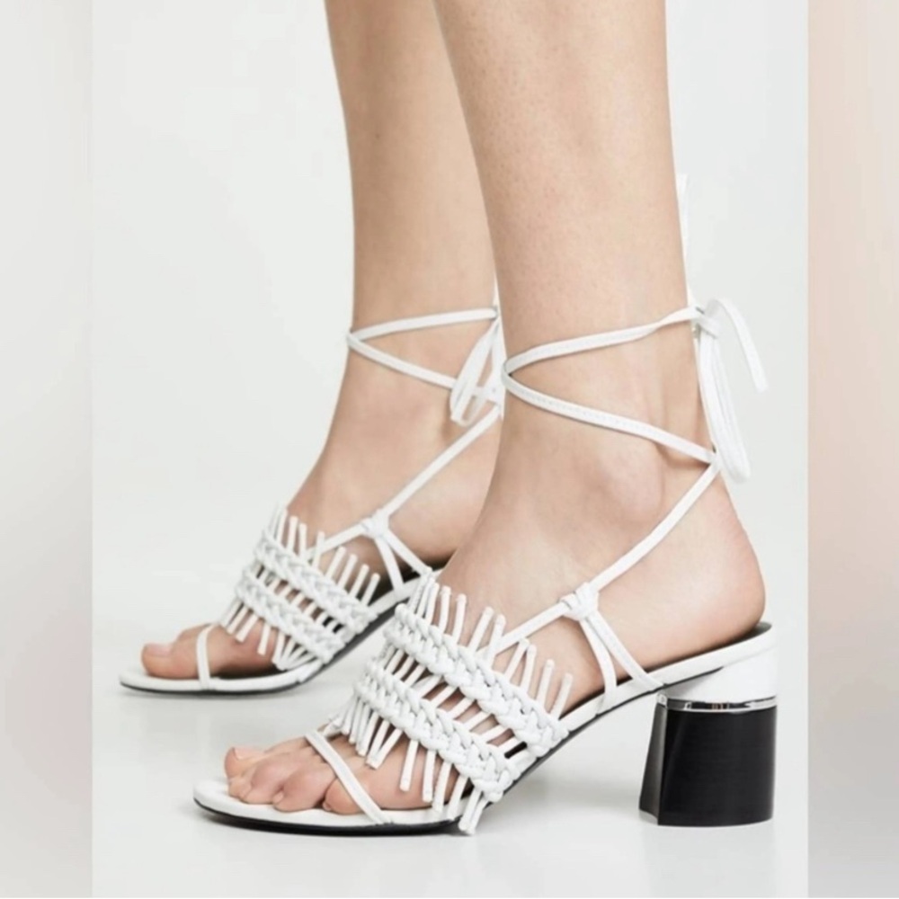 3.1 Phillip Lim Drum 70mm Crochet Sandals